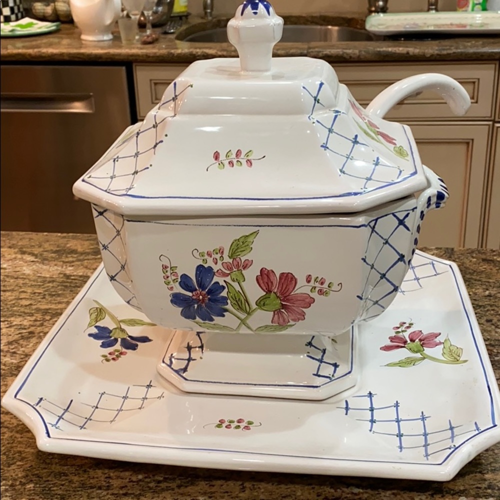 Ethan Allen punch bowl